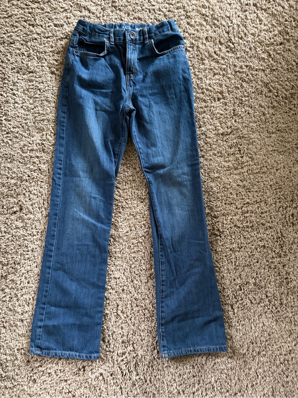 The Children's Place Girls Blue Straight-Leg Jeans